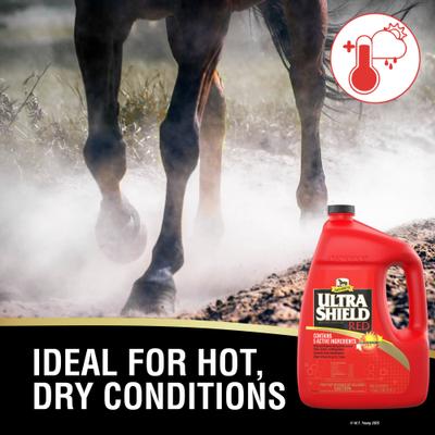Show full view: Absorbine Ultrashield Red Insecticide & Repellent Horse Fly Spray Refill, 128-fl oz bottle slide 2 of 10