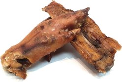 HDP Split Pork Feet Trotters Natural Dog Chew Treats, 3 count