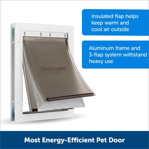 PetSafe Aluminum Extreme Weather Dog & Cat Door, Large