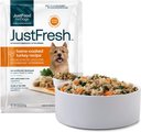 JustFoodForDogs JustFresh Human Grade Home-Cooked Turkey Recipe Fresh Dog Food, 12-oz pouch