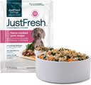 JustFoodForDogs JustFresh Human Grade Home-Cooked Pork Recipe Fresh Dog Food, 12-oz pouch