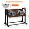 Show in main carousel: RYPetmia Waterproof Bamboo Tray Stainless Steel Elevated Dog & Cat Bowl with Stand, Brown, Medium slide 3 of 7
