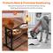 Show in main carousel: RYPetmia Waterproof Bamboo Tray Stainless Steel Elevated Dog & Cat Bowl with Stand, Brown, Medium slide 4 of 7
