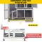 Show in main carousel: Aivituvin Two Story Indoor & Outdoor Rabbit Hutch, 44 x 20 x 41.5-in slide 2 of 8