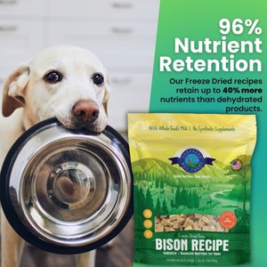 Shepherd Boy Farms Bison Recipe Freeze-Dried Dog Food, 14-oz bag