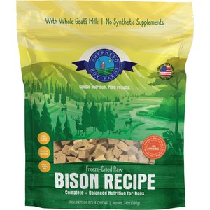 Shepherd Boy Farms Bison Recipe Freeze-Dried Dog Food, 14-oz bag