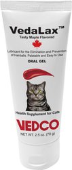 VEDCO VedaLax Maple Flavored Oral Gel Hairball Control Supplement for Cats, 2.5-oz tube