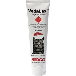 VETOQUINOL Laxatone Gel Hairball Control Supplement for Cats, 4.25-oz tube 