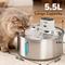 Show in main carousel: ONIZOOMI Smart Motion-Activated Dog & Cat Fountain with Non-Skid BPA-Free Stainless Steel Drinking Bowl, 186-oz slide 2 of 11