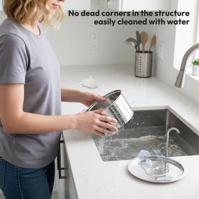 Show full view: ONIZOOMI Dog & Cat Fountain with Non-Skid BPA-Free Stainless Steel Drinking Bowl, 270-oz slide 9 of 13