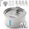 Show in main carousel: ONIZOOMI Dog & Cat Fountain with Non-Skid BPA-Free Stainless Steel Drinking Bowl, 135-oz slide 1 of 12