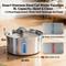 Show in main carousel: ONIZOOMI Dog & Cat Fountain with Non-Skid BPA-Free Stainless Steel Drinking Bowl, 270-oz slide 3 of 13