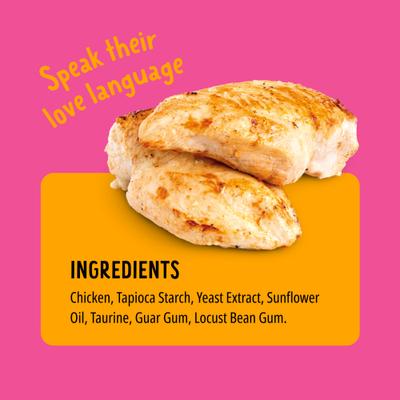 Show full view: Bonkers Licky Tubes Grain-Free Tender Chicken Flavored Lickable Cat Treats, 4 tubes slide 10 of 11