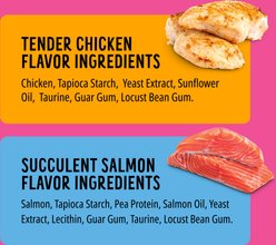 Bonkers Licky Tubes Grain-Free Wet Chicken & Salmon Flavored Lickable Cat Treats, 18 tubes slide 2 of 9