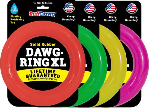 Show full view: Ruff Dawg Ring Dog Chew Toy, Green, X-Large slide 5 of 5