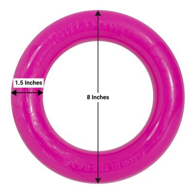 Show full view: Ruff Dawg Ring Dog Chew Toy, Pink, X-Large slide 4 of 6