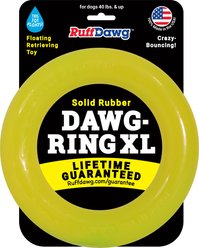 Ruff Dawg Ring Dog Chew Toy, Yellow, X-Large