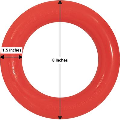 Show full view: Ruff Dawg Ring Dog Chew Toy, Orange, X-Large slide 3 of 4