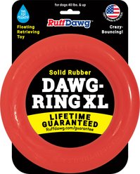 Ruff Dawg Ring Dog Chew Toy, Orange, X-Large