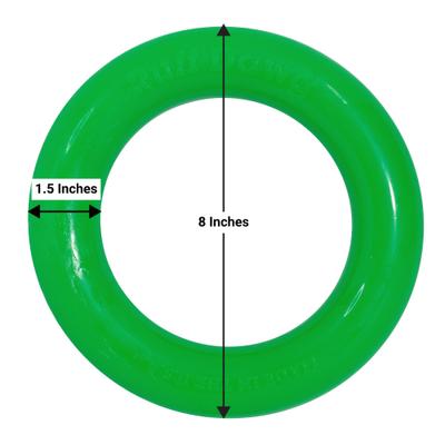 Show full view: Ruff Dawg Ring Dog Chew Toy, Green, X-Large slide 3 of 5