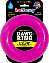 Ruff Dawg Ring Dog Chew Toy, Pink, Small