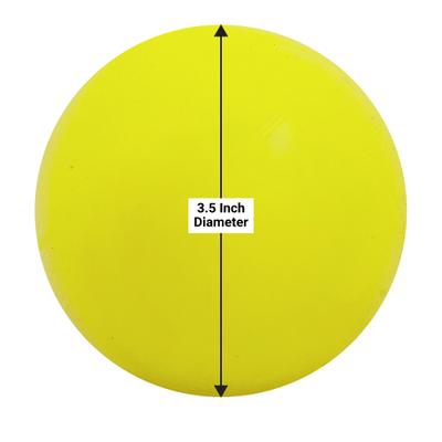 Show full view: Ruff Dawg Ball Tough Dog Chew Toy, Yellow, 3.5-in slide 3 of 8