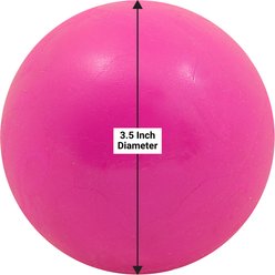 Ruff Dawg Ball Tough Dog Chew Toy, Pink, 3.5-in slide 2 of 4