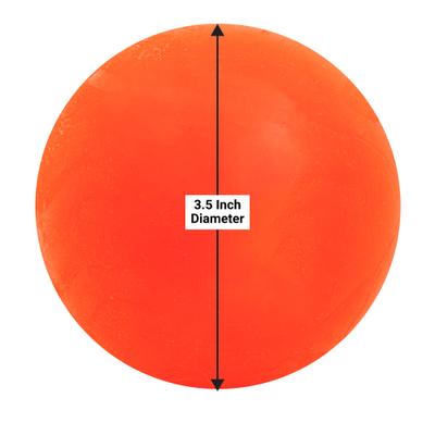 Show full view: Ruff Dawg Ball Tough Dog Chew Toy, Orange, 3.5-in slide 3 of 9