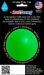 Ruff Dawg Ball Tough Dog Chew Toy, Green, 3.5-in slide 2 of 3