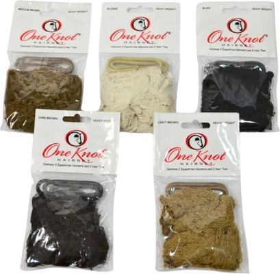 Show full view: One Knot Horse Riding Hair Net, Heavy, Dark Brown slide 4 of 4