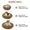 Show in main carousel: LFC PETS Donut Bolster Dog & Cat Bed with Removable Cover, Khaki, Large slide 2 of 10