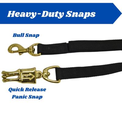 Show full view: Tie-Safe Tie-Safe Adjustable Breakaway Horse Trailer Tie, Black, 2-ft to 2-ft, 8-in slide 4 of 7