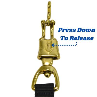 Show full view: Tie-Safe Tie-Safe Adjustable Breakaway Horse Trailer Tie, Black, 2-ft to 2-ft, 8-in slide 5 of 7