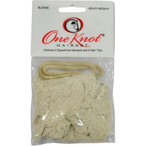 One Knot Horse Riding Hair Net, Heavy, Blonde
