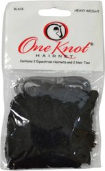 One Knot Horse Riding Hair Net, Heavy, Black slide 1 of 4