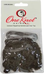 One Knot Horse Riding Hair Net, Medium, Dark Brown slide 1 of 2