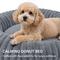 Show in main carousel: LFC PETS Donut Bolster Dog & Cat Bed with Removable Cover, Dark Grey, Small slide 5 of 11