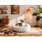 Show in main carousel: LFC PETS Donut Bolster Dog & Cat Bed with Removable Cover, Milky White, Medium slide 3 of 10