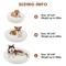 Show in main carousel: LFC PETS Donut Bolster Dog & Cat Bed with Removable Cover, Milky White, Large slide 3 of 11