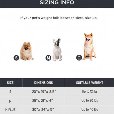 Show full view: LFC PETS Washable Bolster Dog & Cat Bed with Removable Inner Cushion, Milkywhite, Medium Plus slide 3 of 10