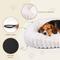 Show in main carousel: LFC PETS Washable Bolster Dog & Cat Bed with Removable Inner Cushion, Milkywhite, Medium Plus slide 9 of 10