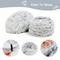 Show in main carousel: LFC PETS Round Peekaboo Cave Foldable Donut Tunnel Bed Plush Cat Toy, Grey slide 8 of 9