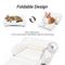Show in main carousel: LFC PETS Plush Foldable Couch Dog & Cat Bed with Removable Cover, Milky White, Small slide 8 of 10