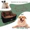 Show in main carousel: Lealchum 2 Clip-On Safety Leashes Bag Dog Car Seat, Medium/Large, Black/Brown slide 3 of 8