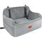Show in main carousel: Lealchum 2 Clip-On Safety Leashes Bag Dog Car Seat, Medium/Large, Gray slide 1 of 8