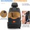 Show in main carousel: XIEEAOZEE Memory Foam Booster Elevated Bag Dog Car Seat with Washable Removable Cover, Small, Black/Brown slide 3 of 10
