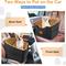 Show in main carousel: XIEEAOZEE Memory Foam Booster Elevated Bag Dog Car Seat with Washable Removable Cover, Small, Black/Brown slide 5 of 10