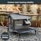 Show in main carousel: Furventi Elevated Waterproof One-Way Polyester Outdoor Heated Cat House with Roof Deck, Large, Grey slide 5 of 9