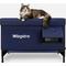 Show in main carousel: Wagstro Premium Eco-Friendly, Heavy-Duty, Elevated Weatherproof Polyester Outdoor Heated Cat Shelter, Green, Large slide 2 of 9