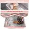 Show in main carousel: Clawsable WarmPaws Polyester Outdoor Heated Cat Shelter with Feeding Bowl, Medium, Pink slide 5 of 10